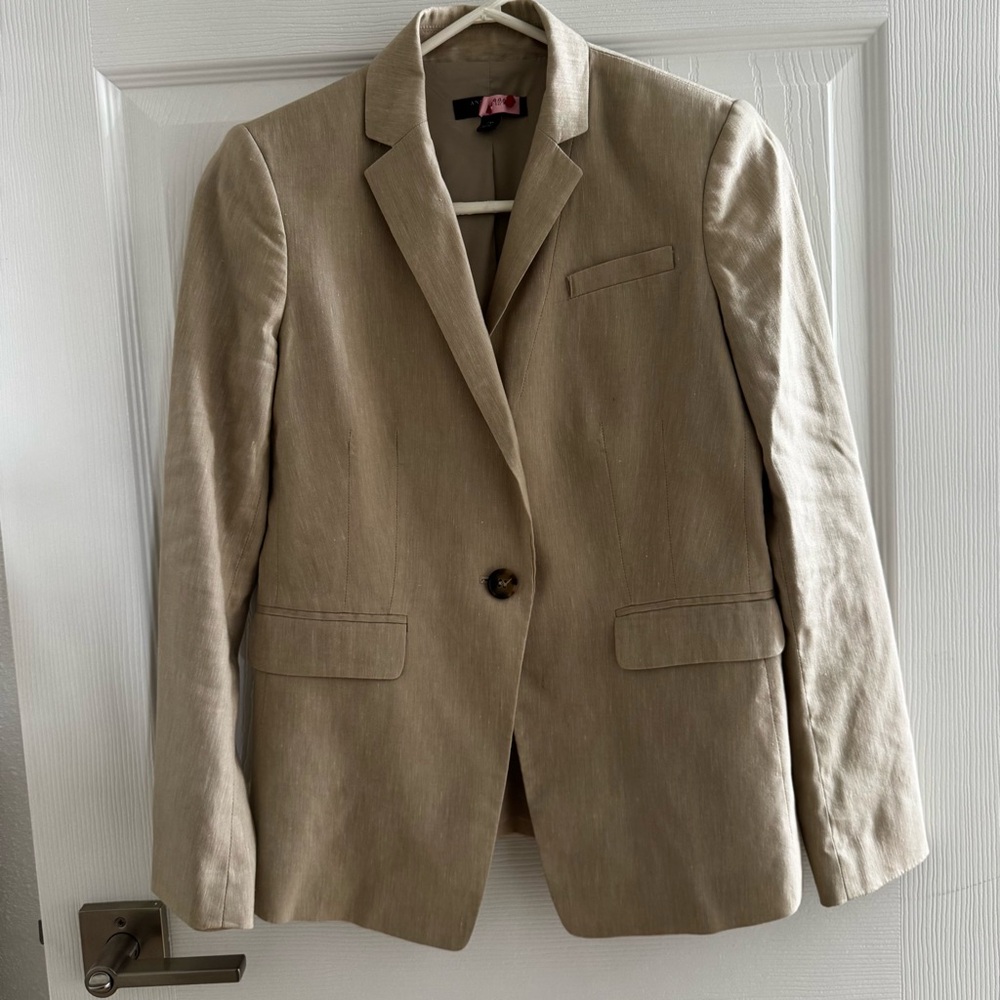 Ann Taylor Linen Blazer